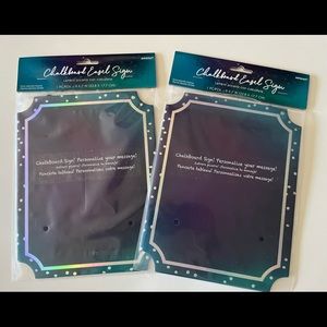 New amscan chalkboard easel stands